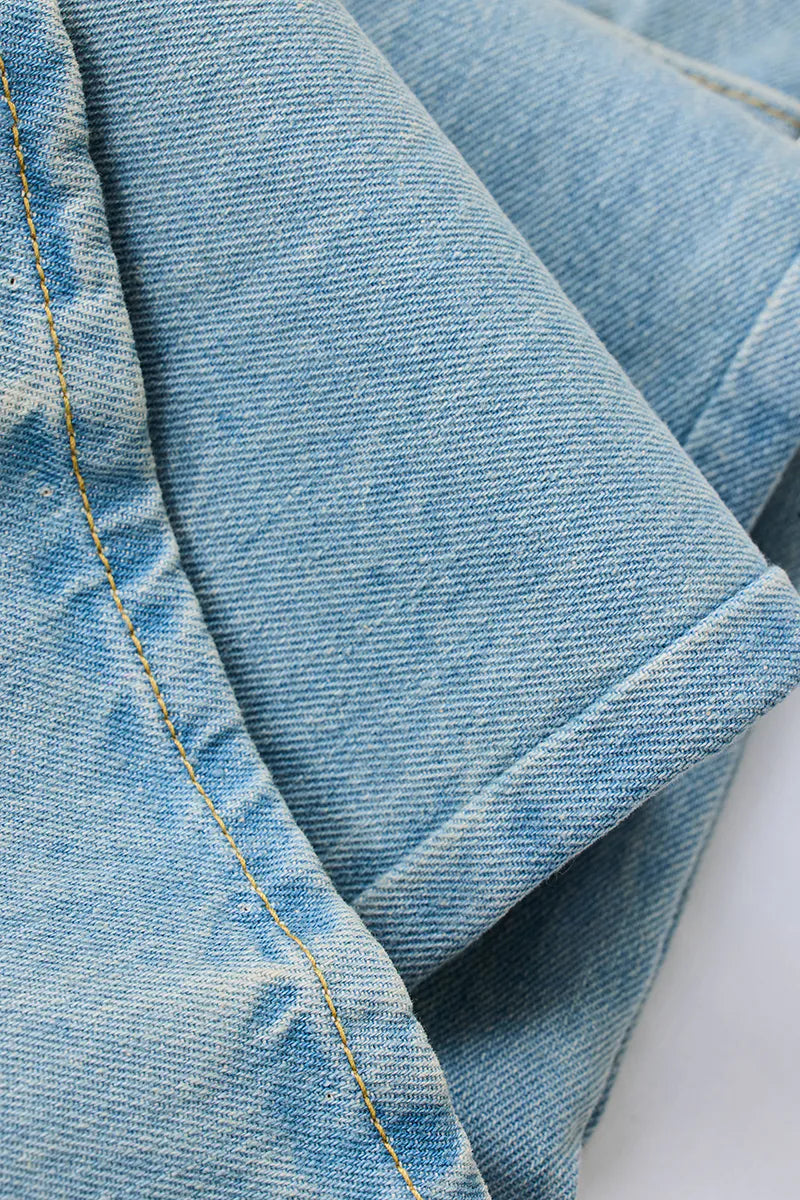 Relaxed Fit Washed Jeans