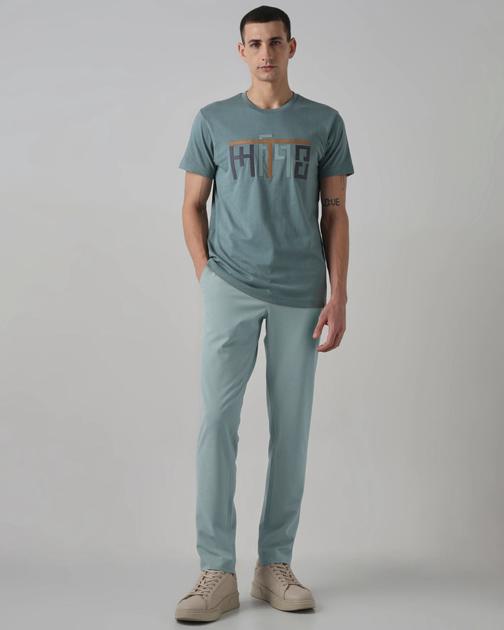 Green Graphic Print T-Shirt